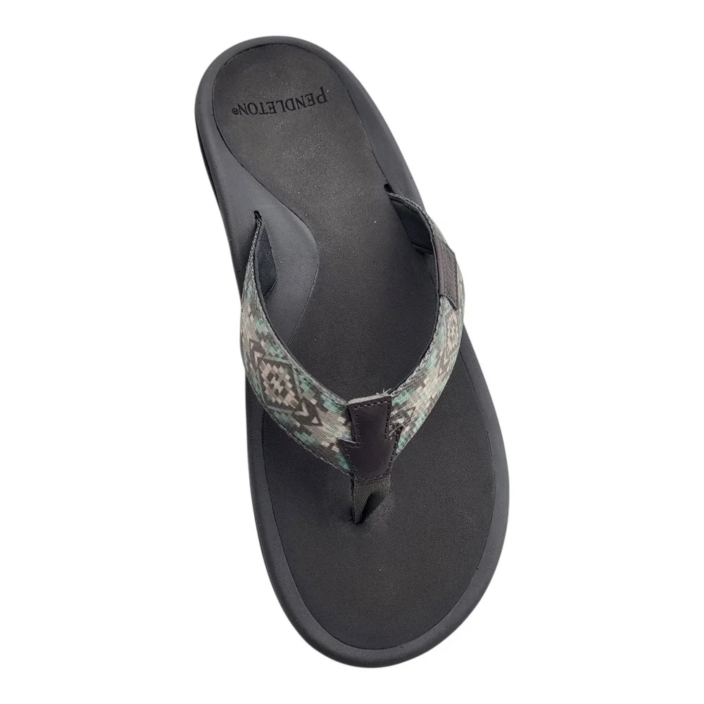Pendleton Men's Carico Pattern Flip Flops Sandals Casual Comfort Slides